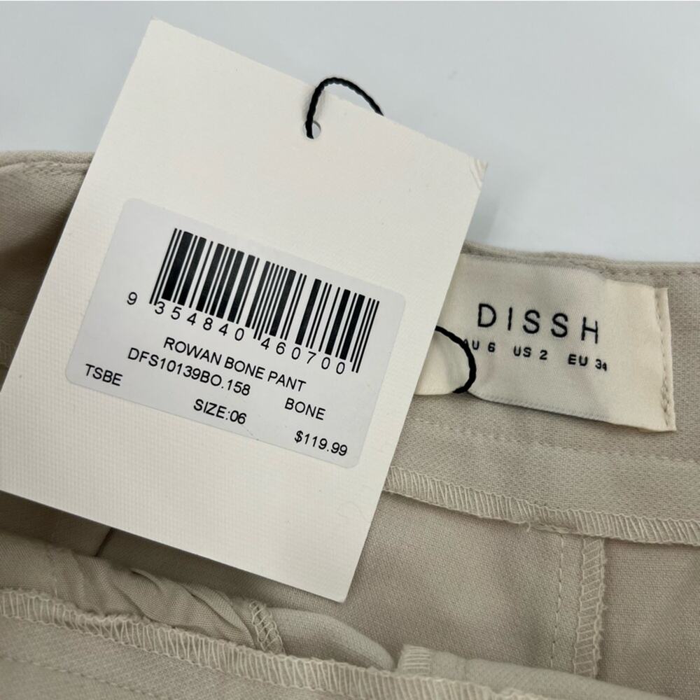 NWT DISSH Rowan Pant bone sz 2 - Picture 5 of 7